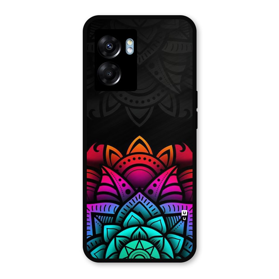 Wonderful Floral Metal Back Case for Realme Narzo 50 5G