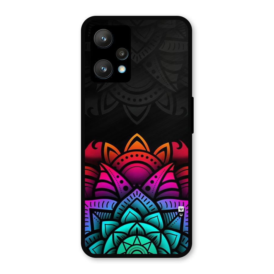 Wonderful Floral Metal Back Case for Realme Narzo 50 Pro