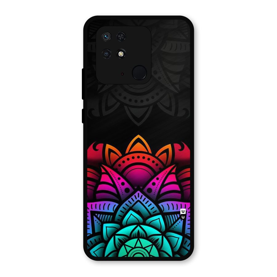 Wonderful Floral Metal Back Case for Redmi 10 Power
