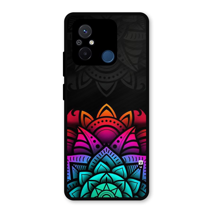 Wonderful Floral Metal Back Case for Redmi 12C