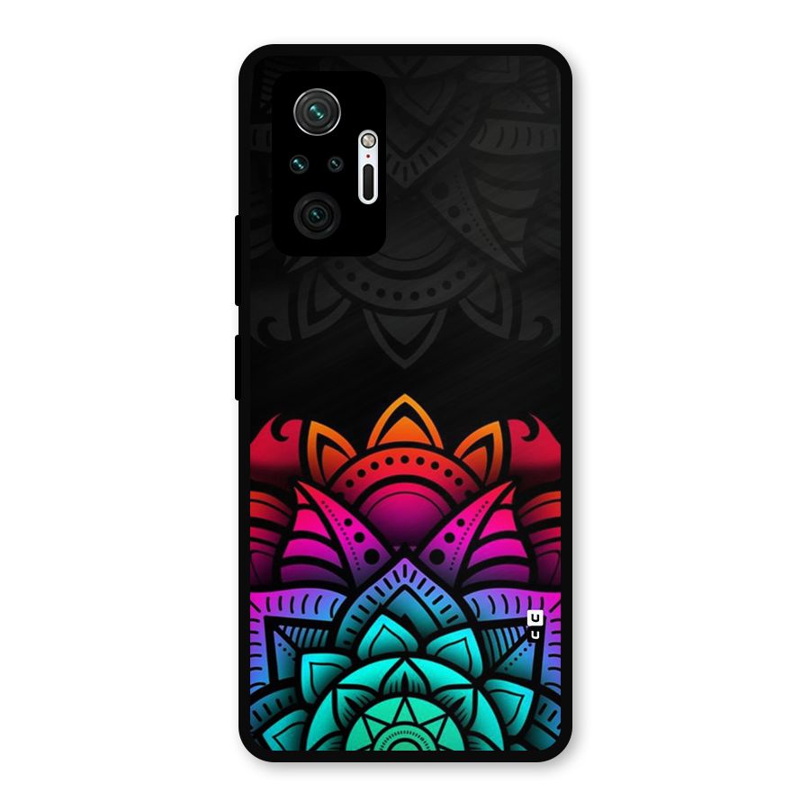 Wonderful Floral Metal Back Case for Redmi Note 10 Pro
