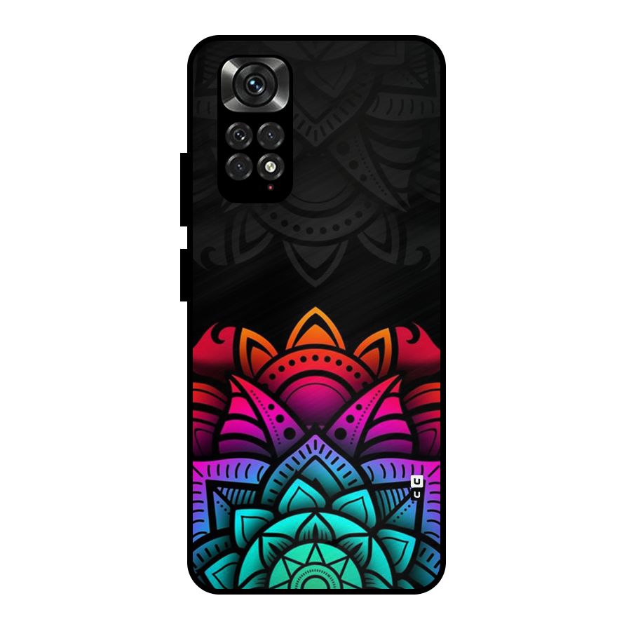 Wonderful Floral Metal Back Case for Redmi Note 11 Pro