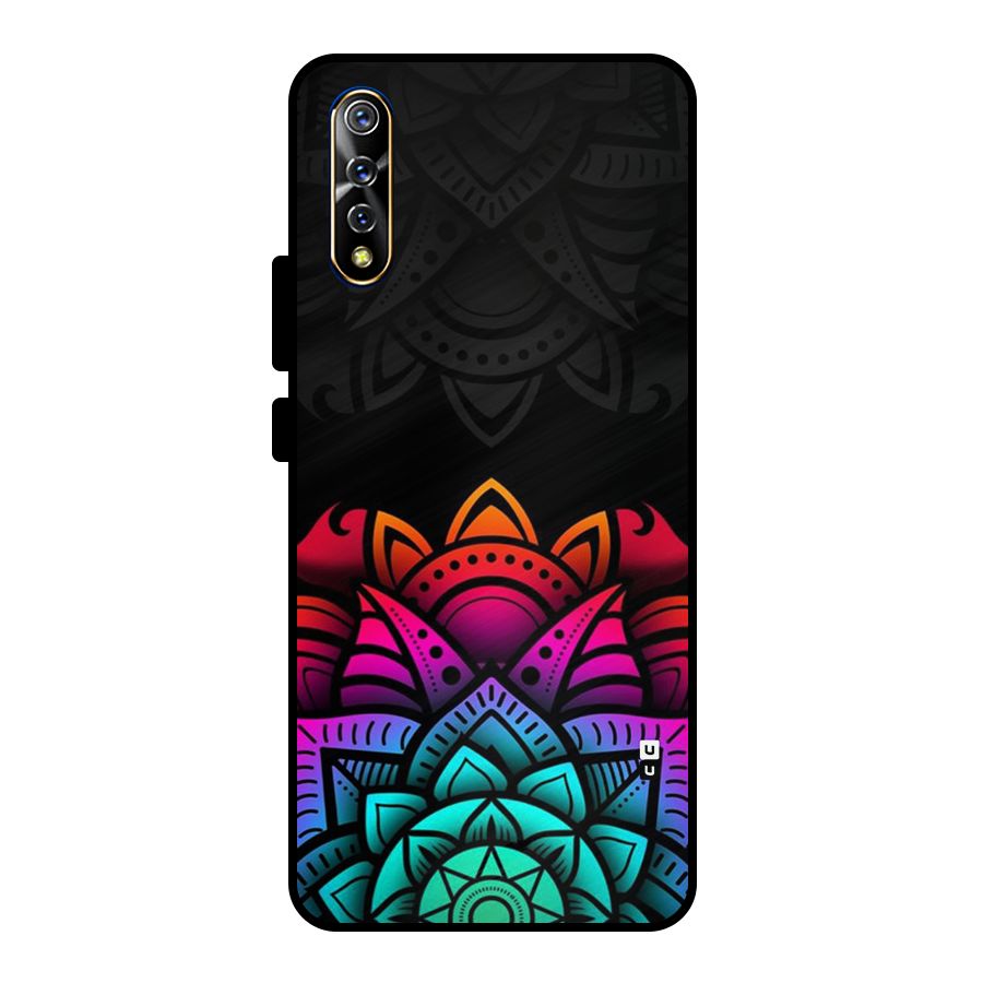 Wonderful Floral Metal Back Case for Vivo S1