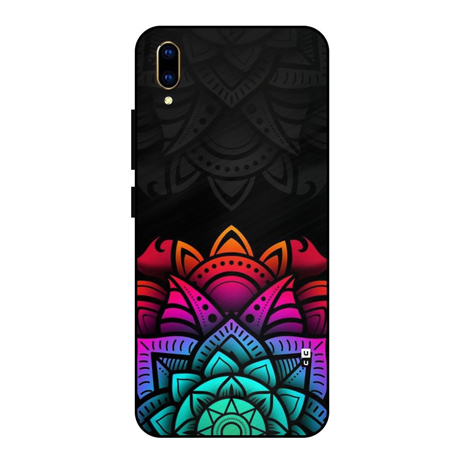 Wonderful Floral Metal Back Case for Vivo V11 Pro