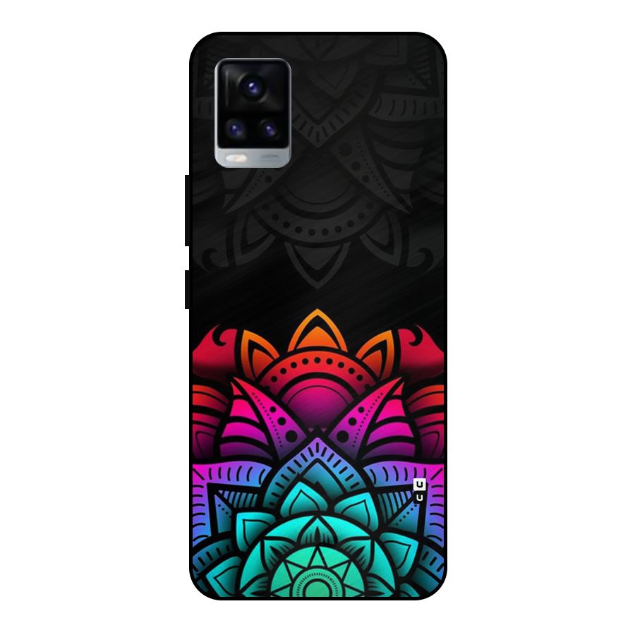 Wonderful Floral Metal Back Case for Vivo V20