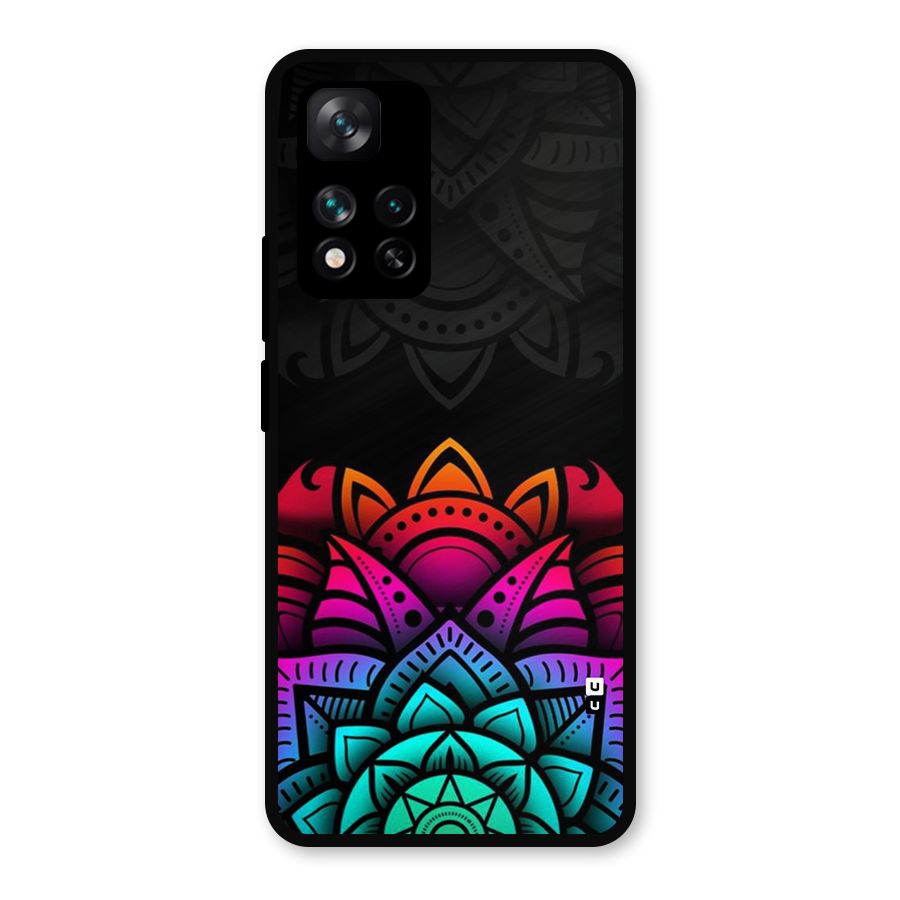 Wonderful Floral Metal Back Case for Xiaomi 11i Hypercharge 5G