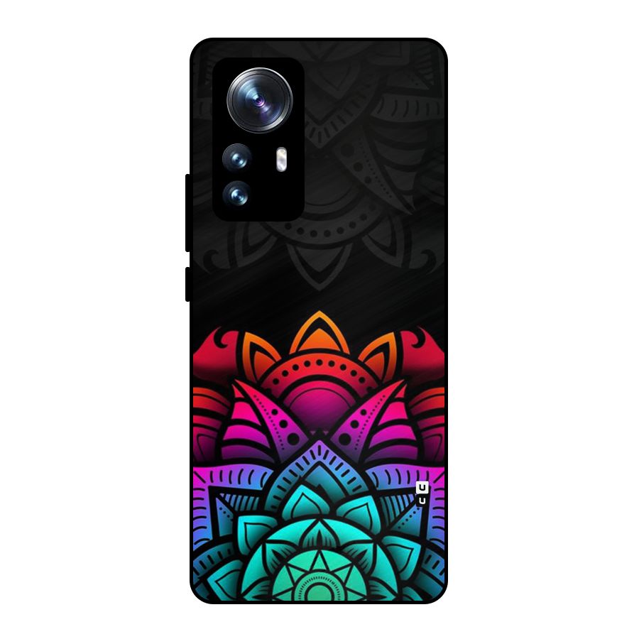 Wonderful Floral Metal Back Case for Xiaomi 12 Pro