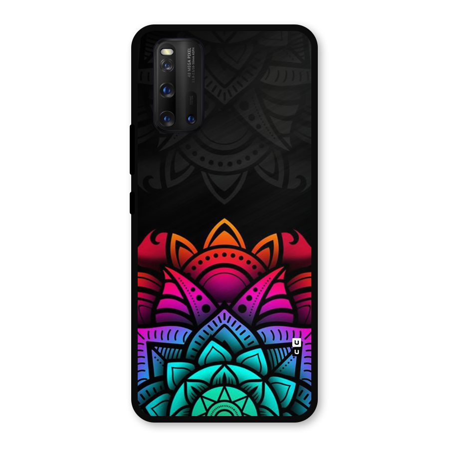 Wonderful Floral Metal Back Case for iQOO 3