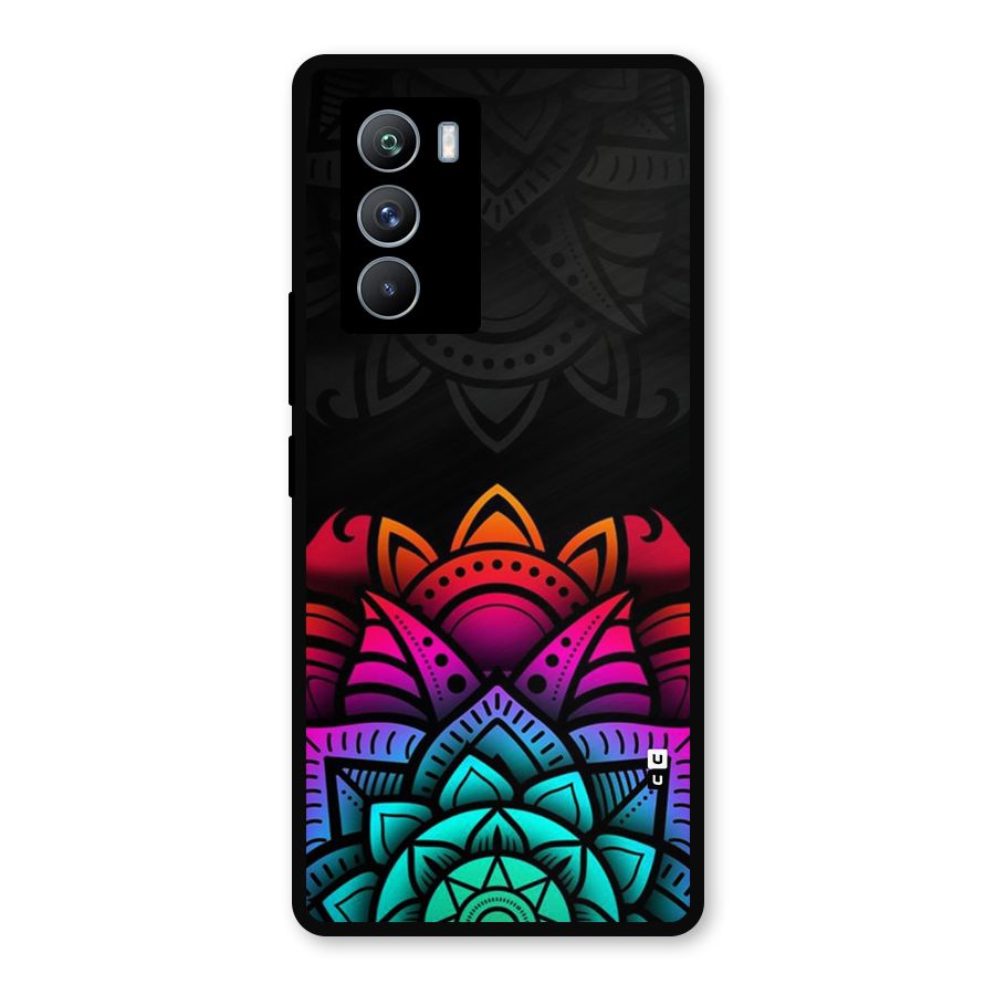 Wonderful Floral Metal Back Case for iQOO 9 SE
