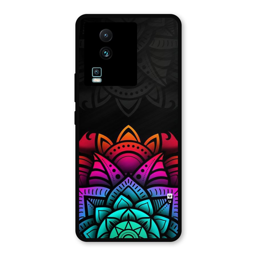 Wonderful Floral Metal Back Case for iQOO Neo 7 Pro