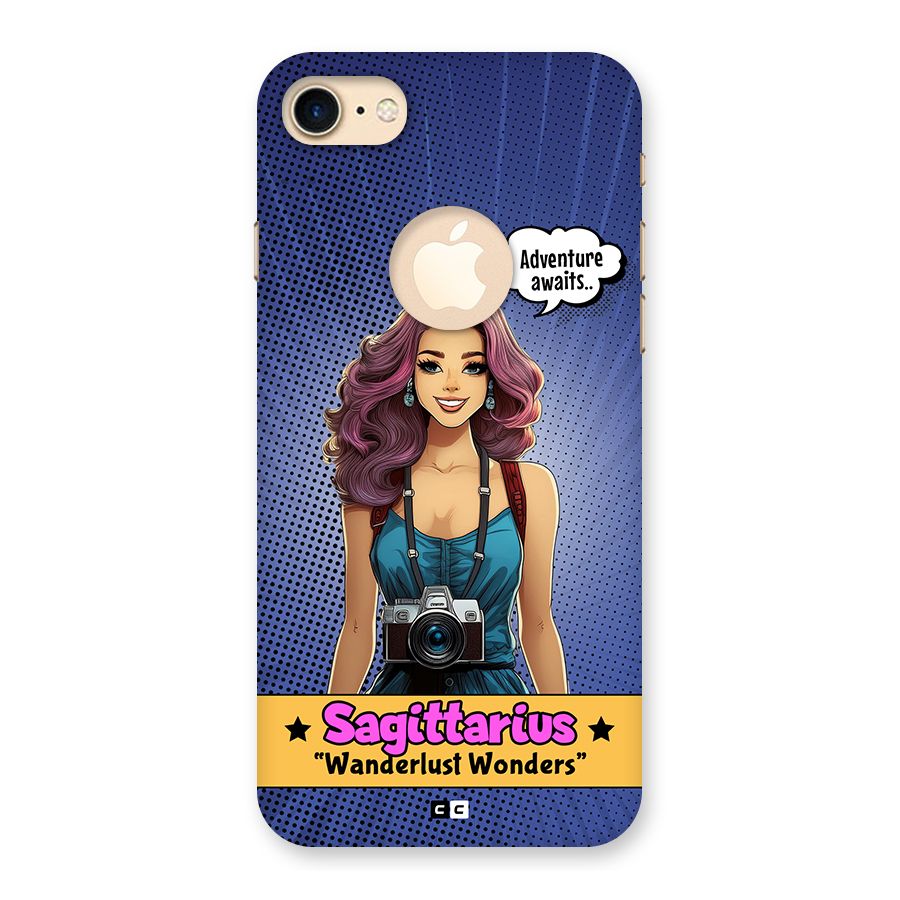 Wonderful Sagittarius Back Case for iPhone 7 Logo Cut