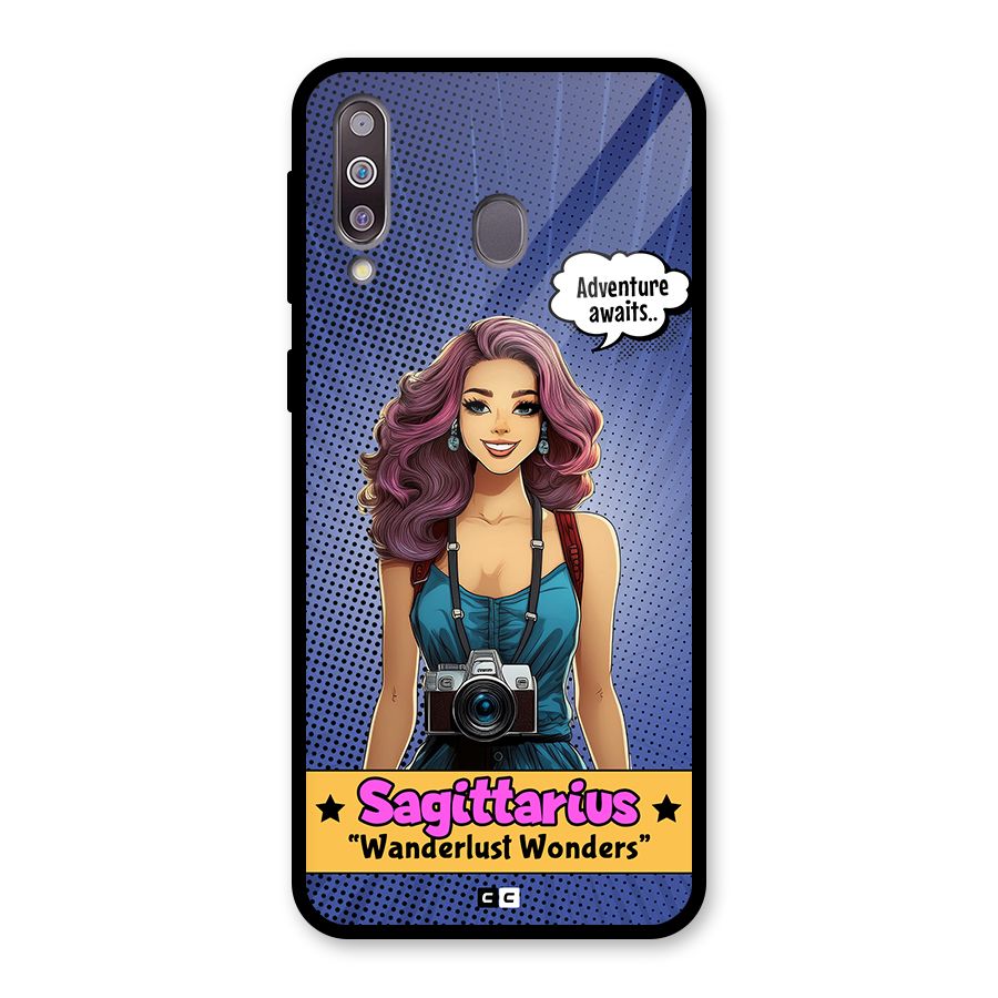 Wonderful Sagittarius Glass Back Case for Galaxy M30