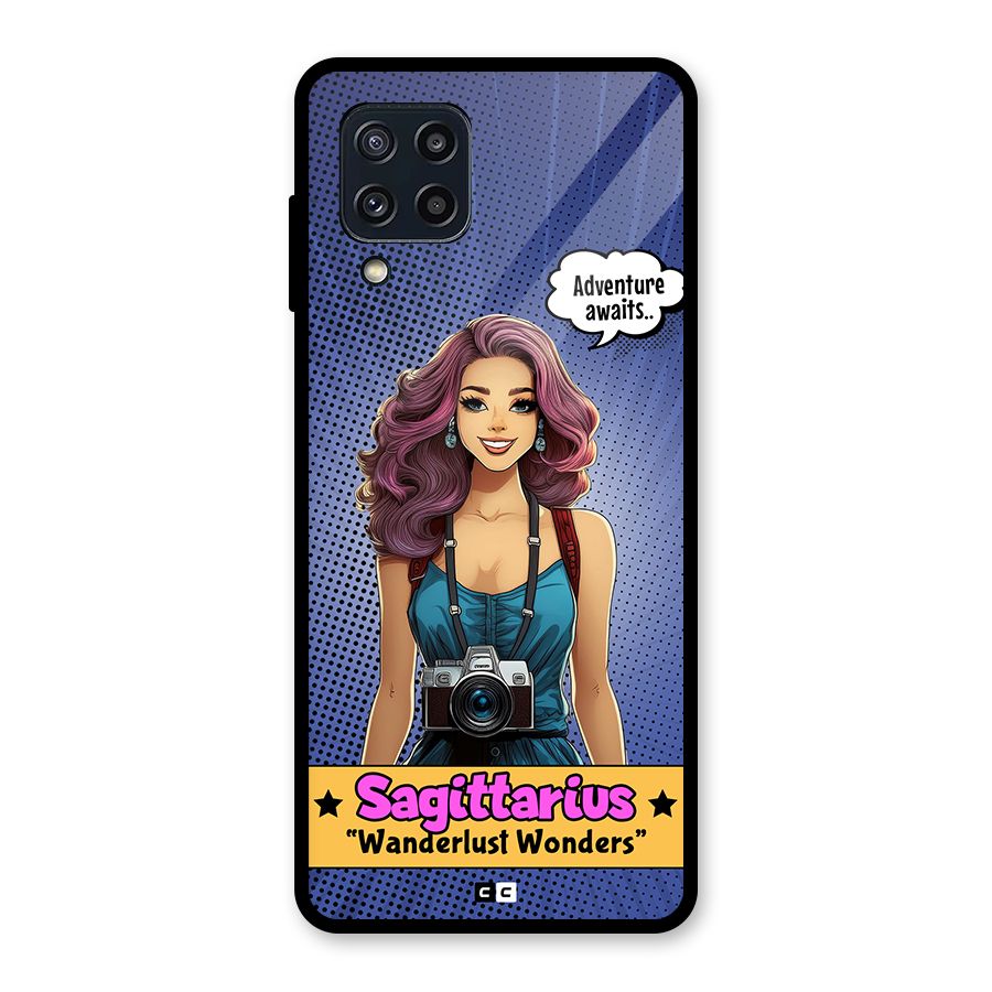 Wonderful Sagittarius Glass Back Case for Galaxy M32