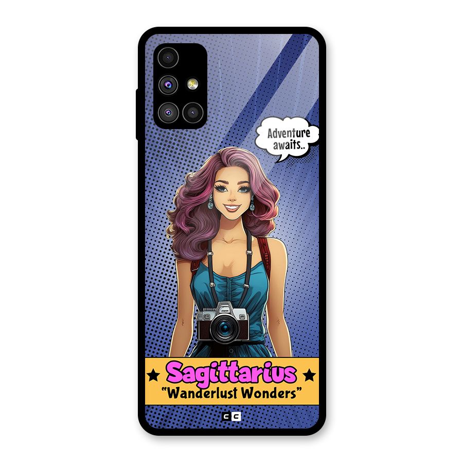 Wonderful Sagittarius Glass Back Case for Galaxy M51