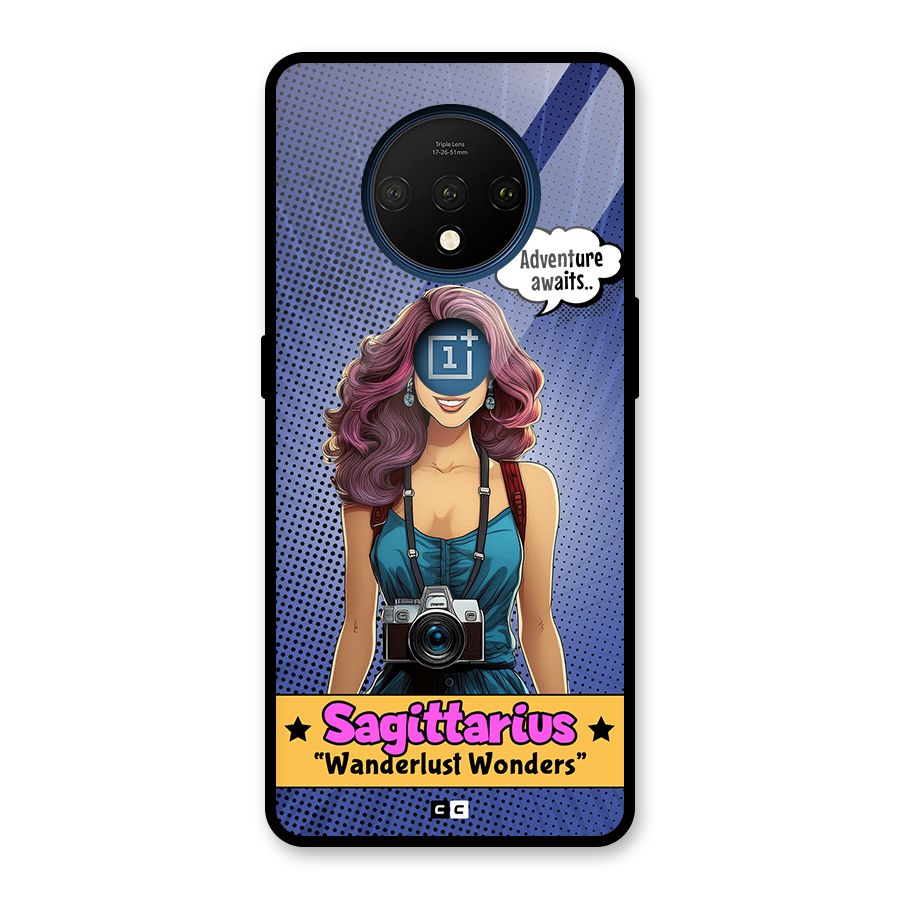 Wonderful Sagittarius Glass Back Case for OnePlus 7T