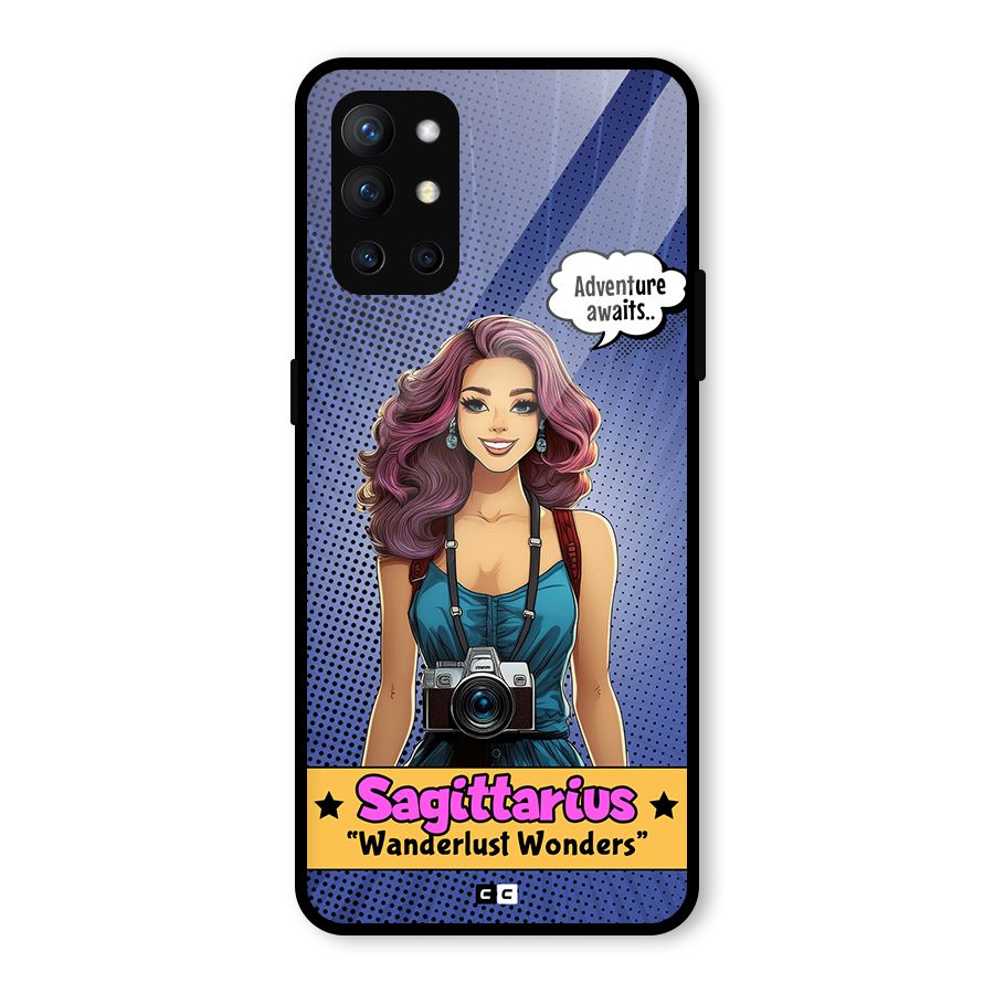 Wonderful Sagittarius Glass Back Case for OnePlus 9R