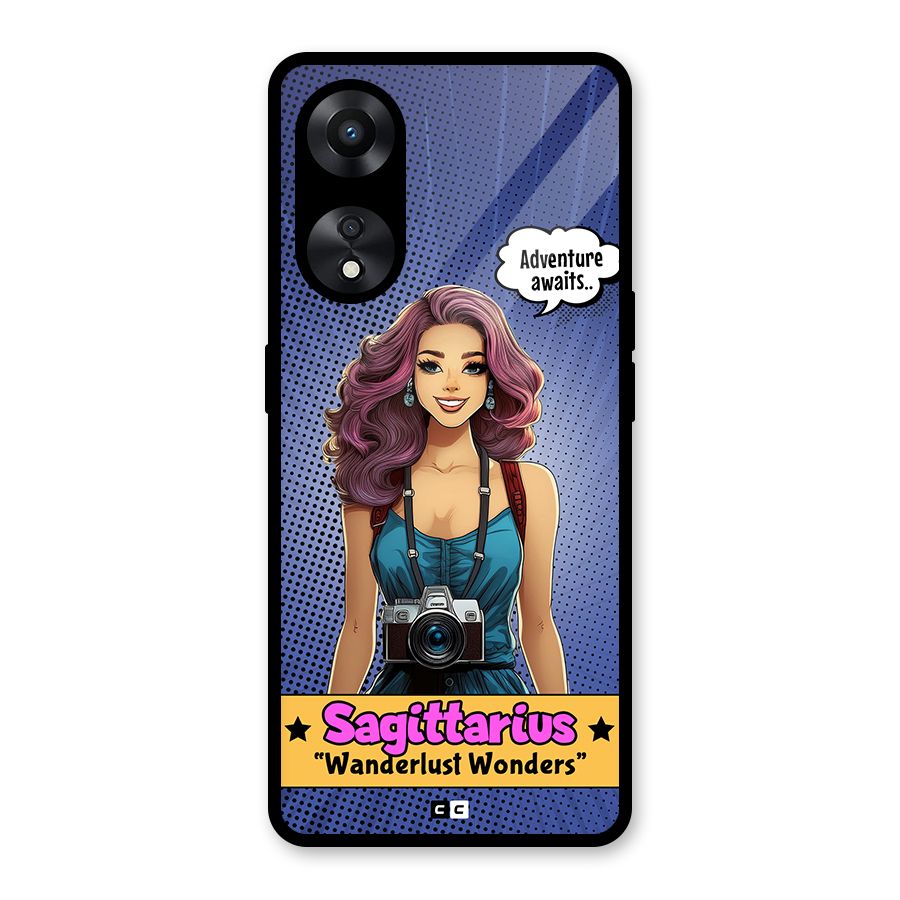 Wonderful Sagittarius Glass Back Case for Oppo A78