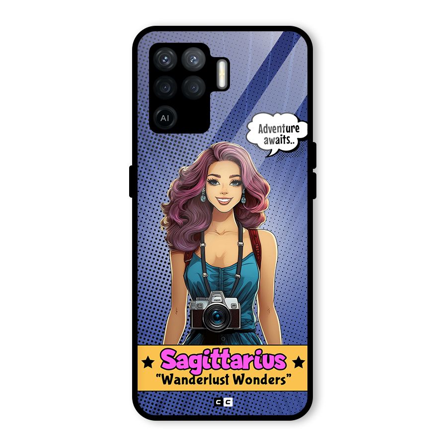 Wonderful Sagittarius Glass Back Case for Oppo F19 Pro