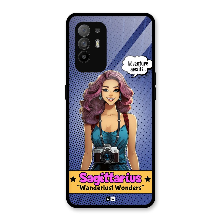 Wonderful Sagittarius Glass Back Case for Oppo F19 Pro Plus 5G