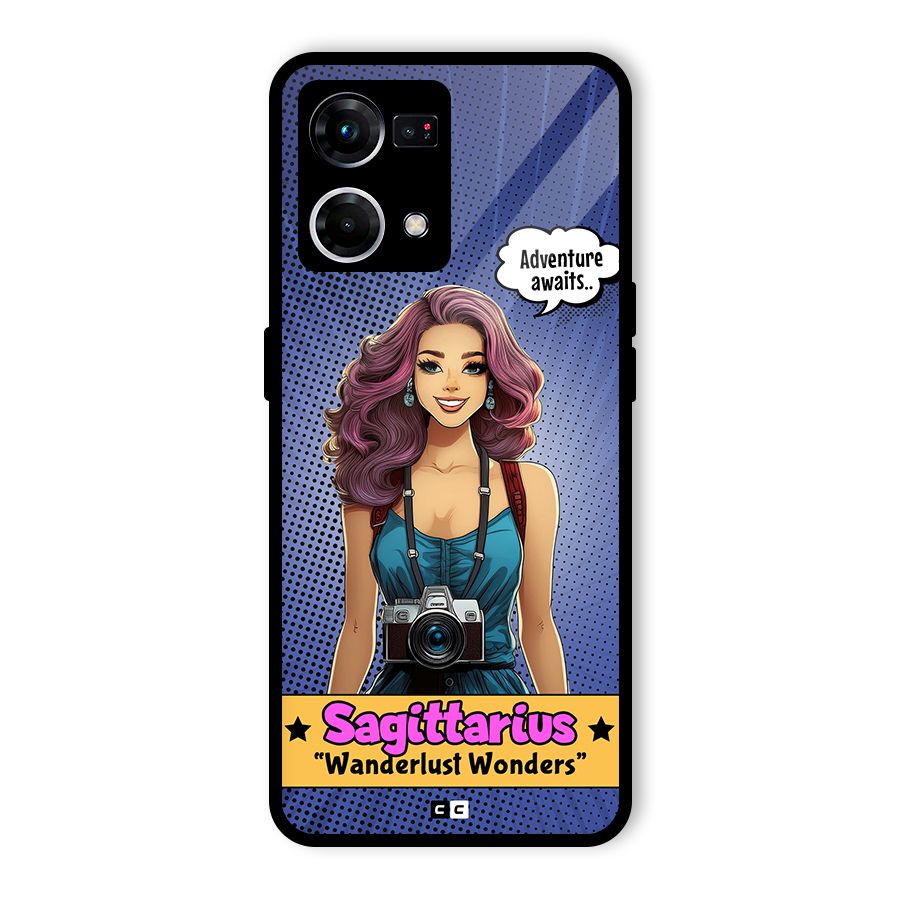 Wonderful Sagittarius Glass Back Case for Oppo F21 Pro 4G
