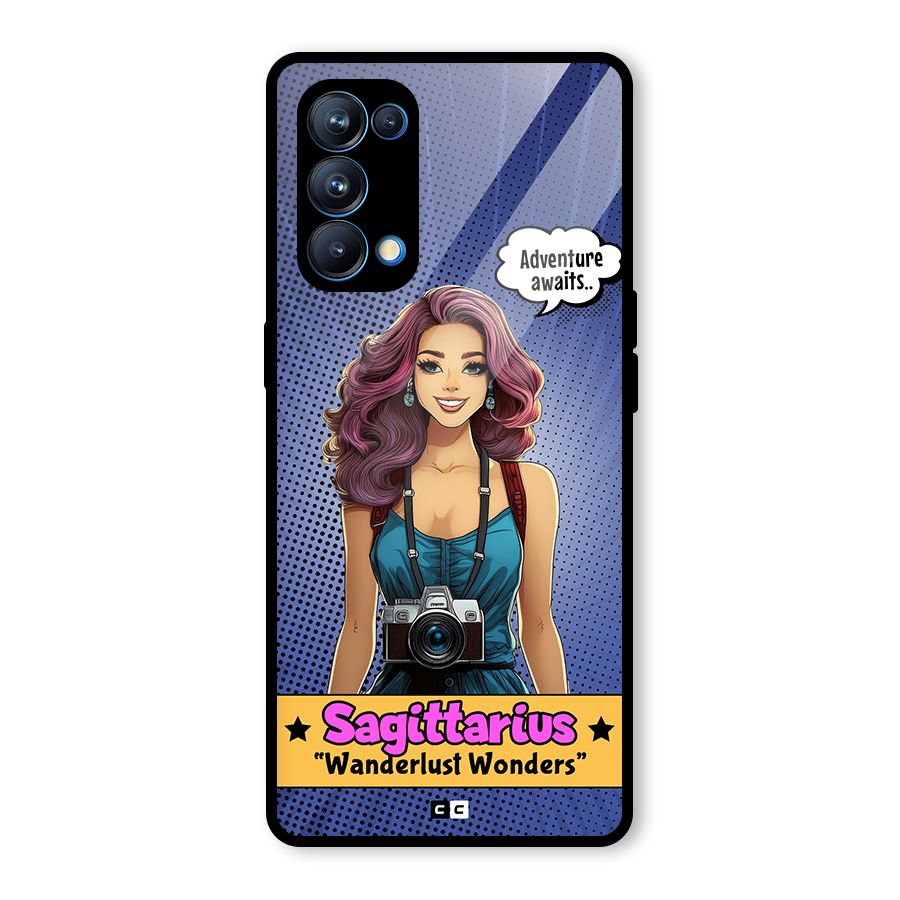 Wonderful Sagittarius Glass Back Case for Oppo Reno5 Pro 5G