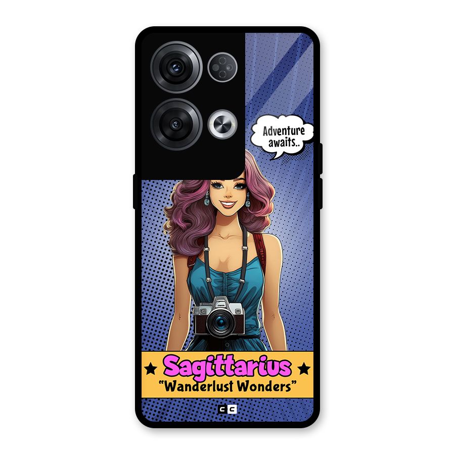 Wonderful Sagittarius Glass Back Case for Oppo Reno8 Pro 5G