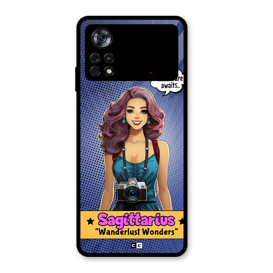 Wonderful Sagittarius Glass Back Case for Poco X4 Pro 5G