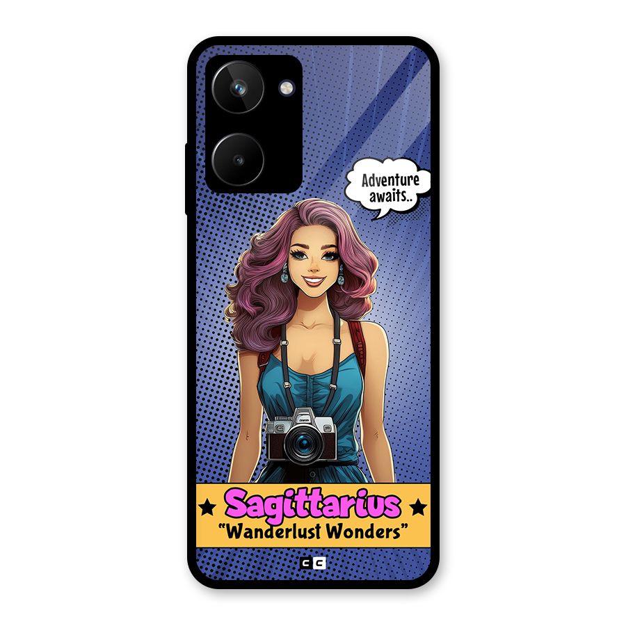 Wonderful Sagittarius Glass Back Case for Realme 10