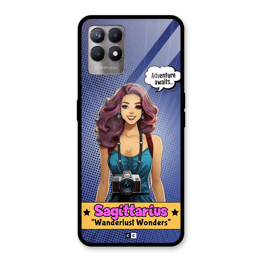 Wonderful Sagittarius Glass Back Case for Realme 8i