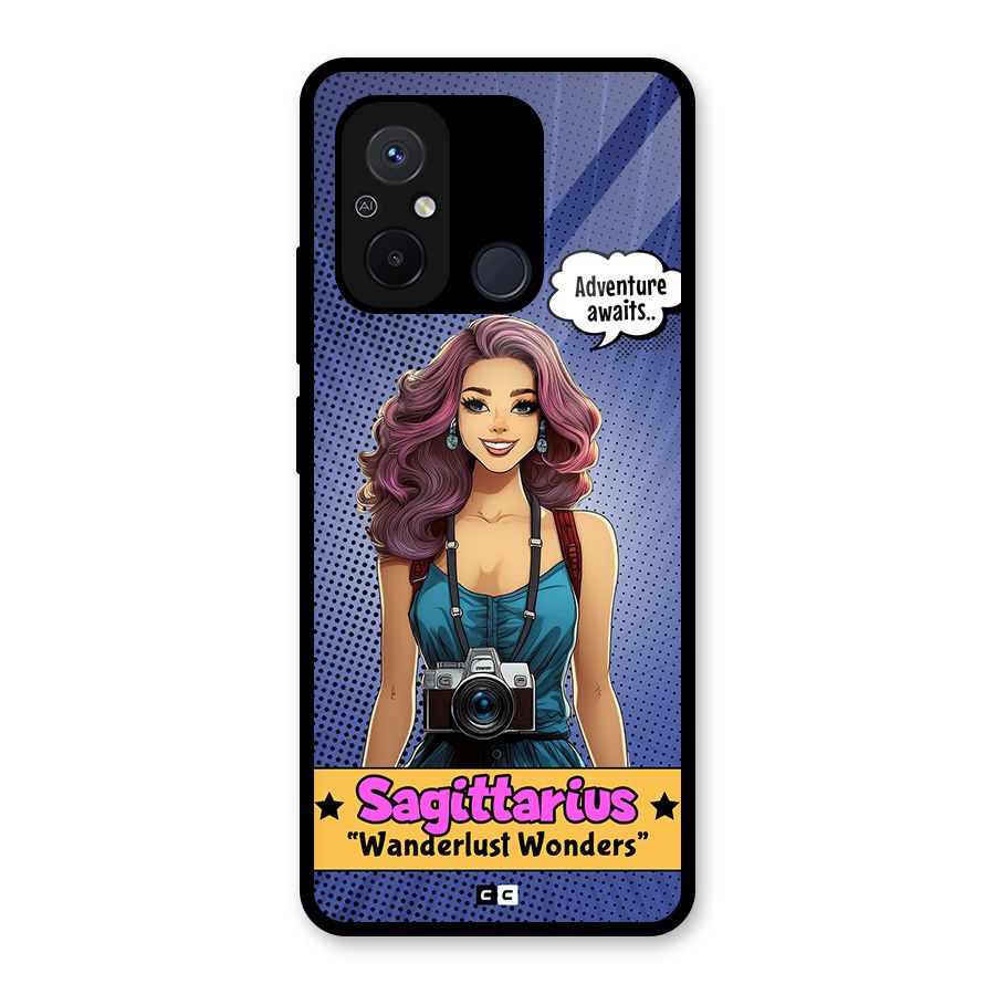 Wonderful Sagittarius Glass Back Case for Redmi 12C