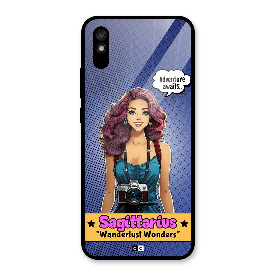 Wonderful Sagittarius Glass Back Case for Redmi 9A
