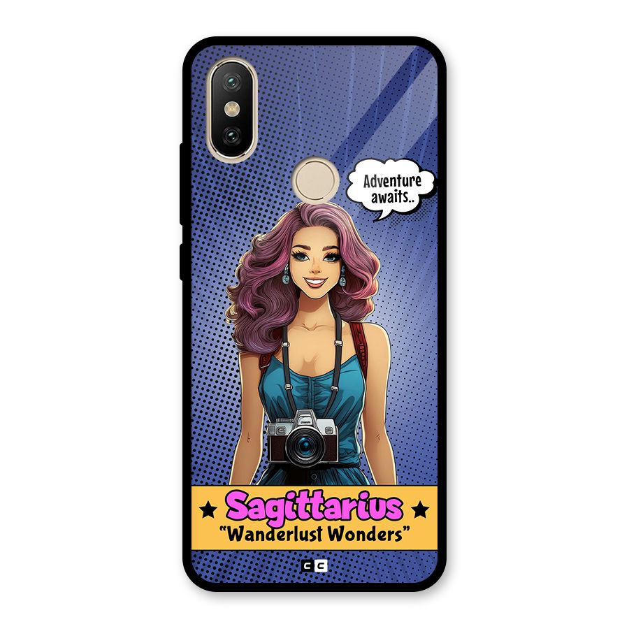 Wonderful Sagittarius Glass Back Case for Redmi A2