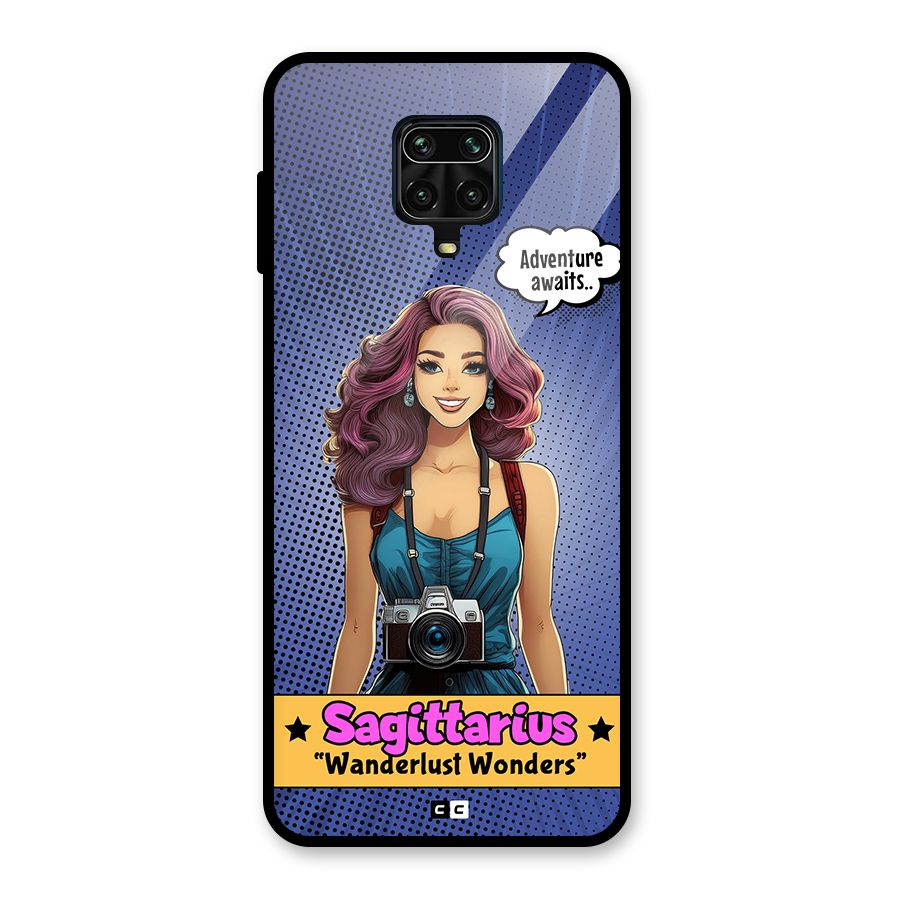 Wonderful Sagittarius Glass Back Case for Redmi Note 10 Lite