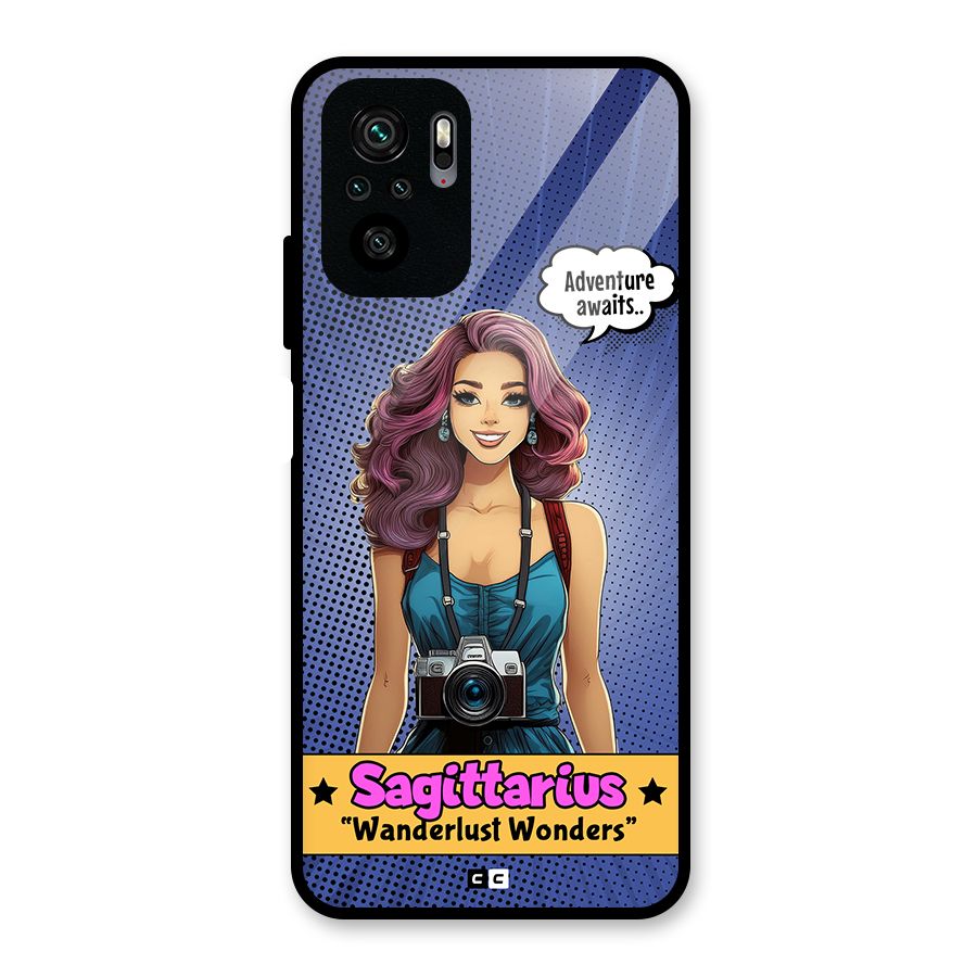 Wonderful Sagittarius Glass Back Case for Redmi Note 11 SE