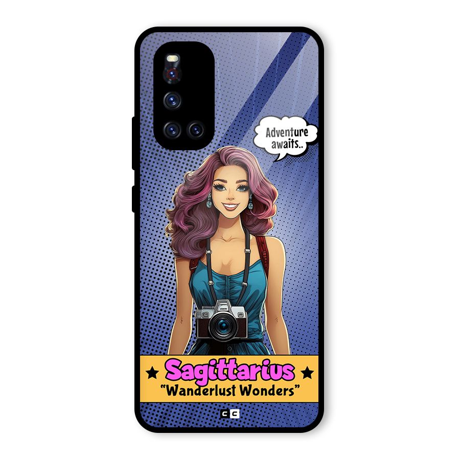 Wonderful Sagittarius Glass Back Case for Vivo V19