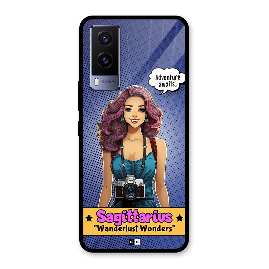 Wonderful Sagittarius Glass Back Case for Vivo V21e 5G