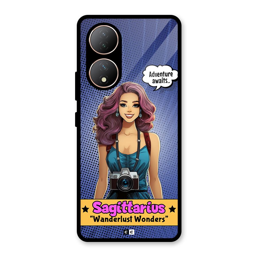 Wonderful Sagittarius Glass Back Case for Vivo Y100