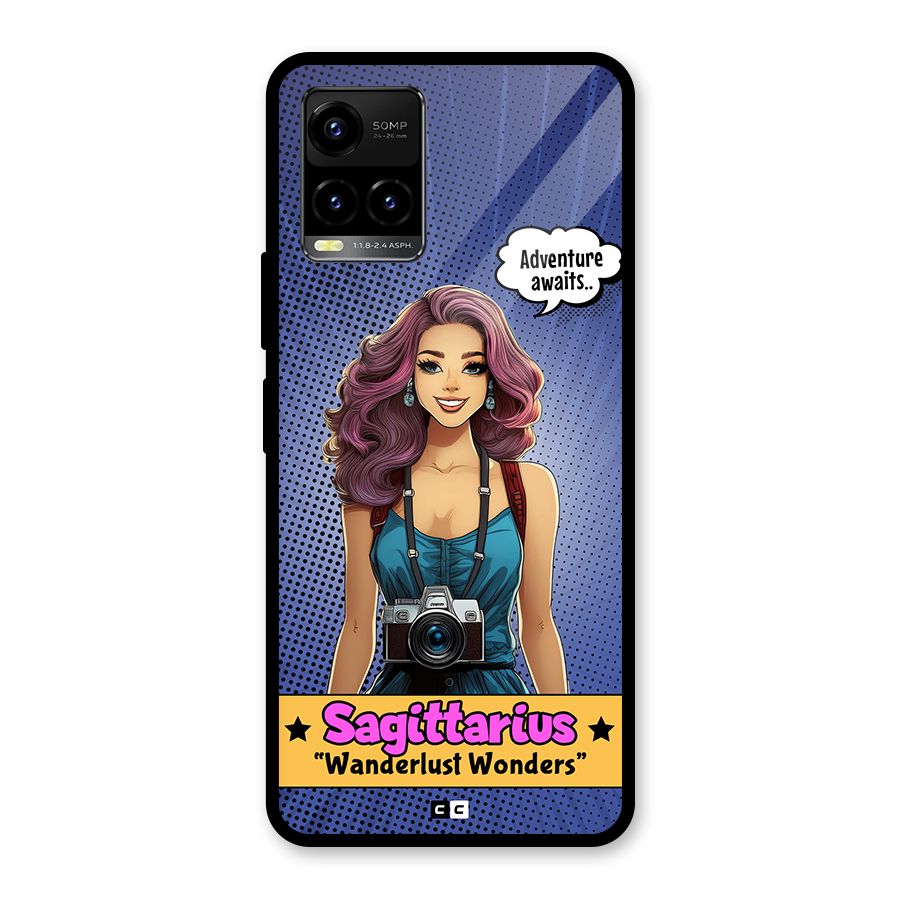 Wonderful Sagittarius Glass Back Case for Vivo Y21T