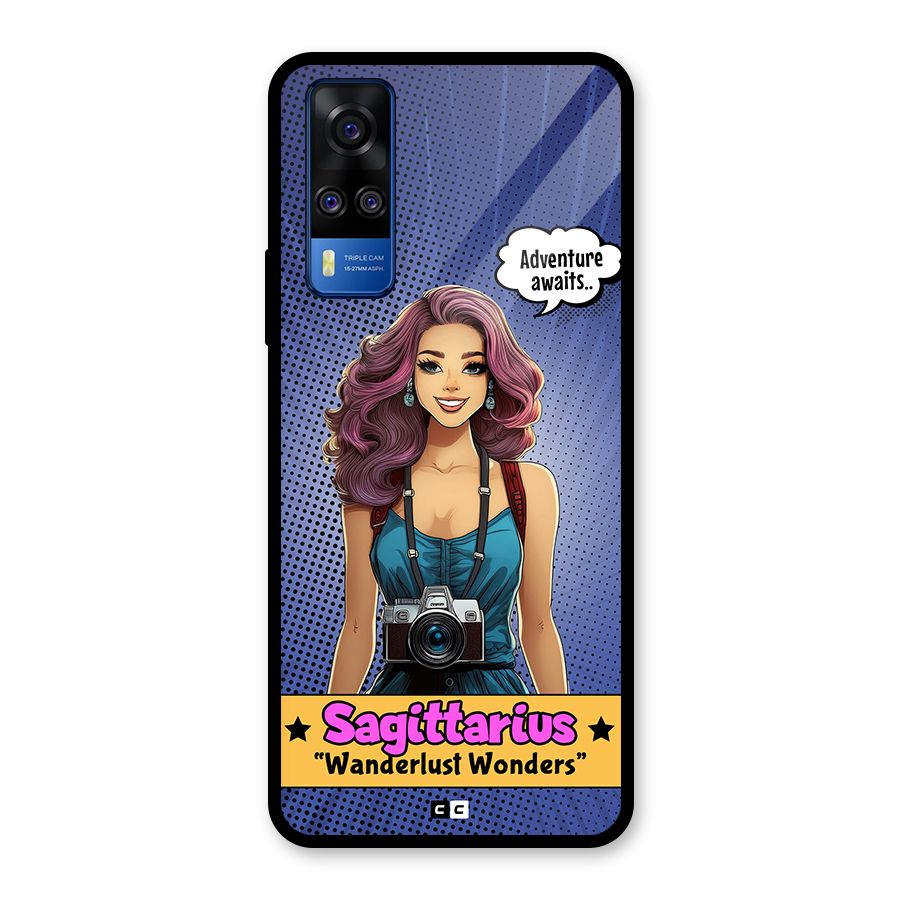 Wonderful Sagittarius Glass Back Case for Vivo Y31