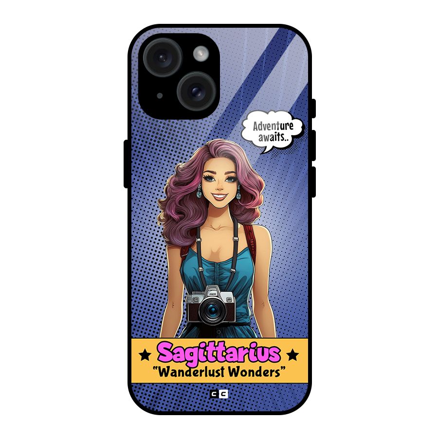 Wonderful Sagittarius Glass Back Case for iPhone 15