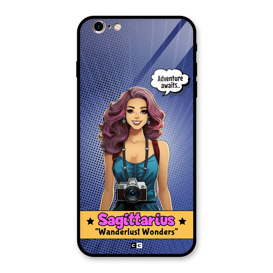 Wonderful Sagittarius Glass Back Case for iPhone 6 Plus 6S Plus