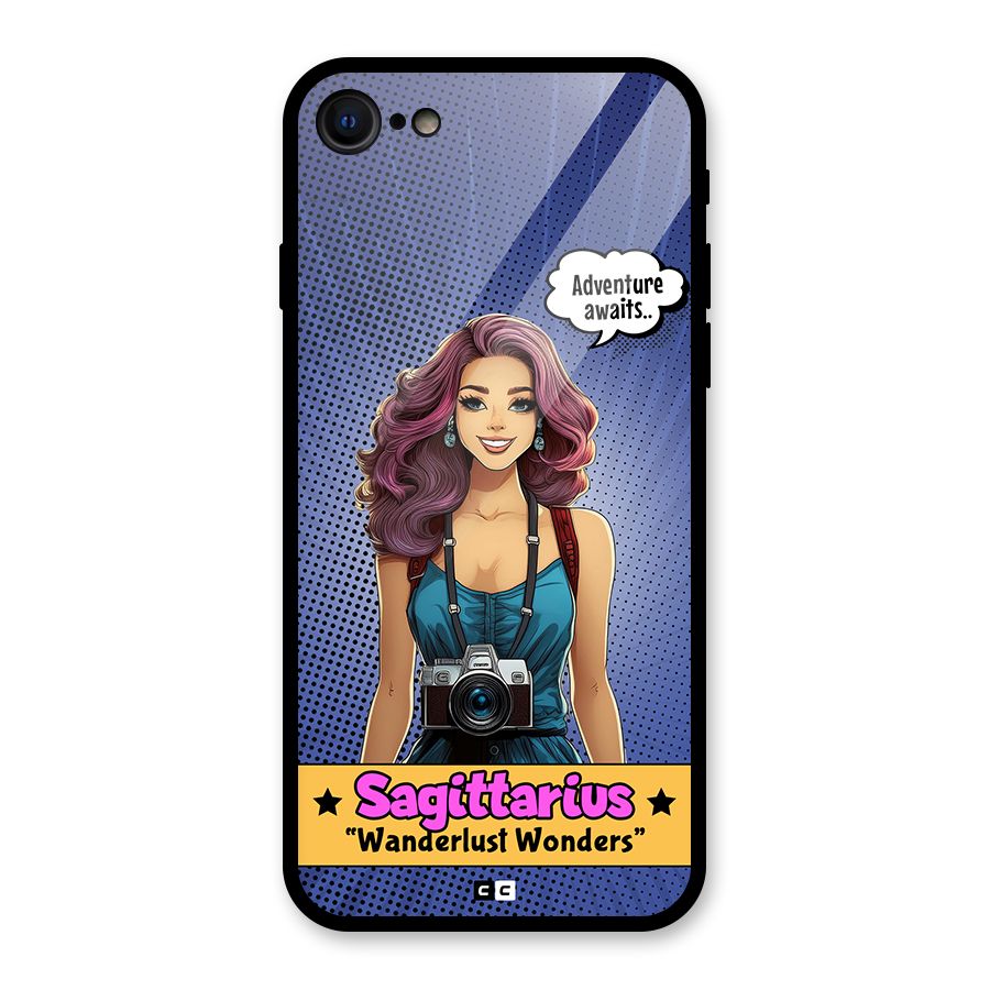 Wonderful Sagittarius Glass Back Case for iPhone 7
