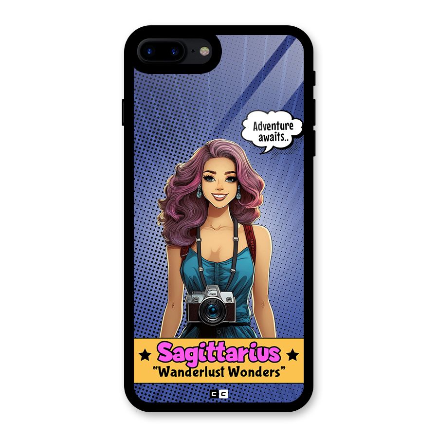 Wonderful Sagittarius Glass Back Case for iPhone 8 Plus