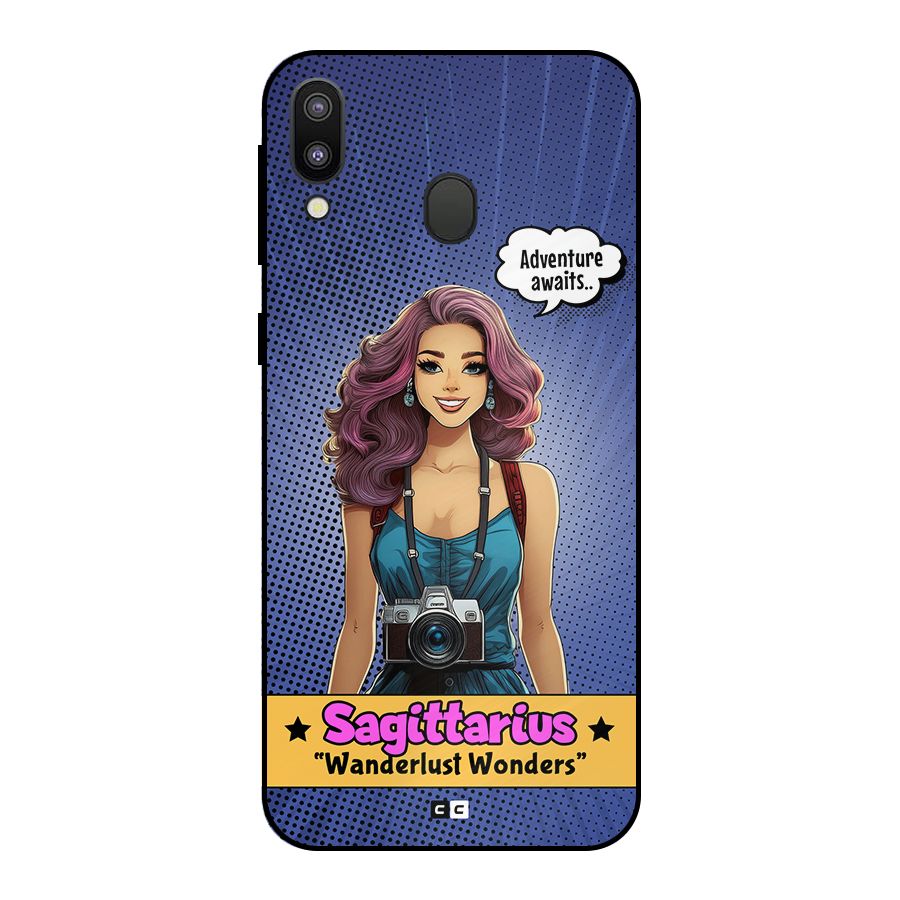 Wonderful Sagittarius Metal Back Case for Galaxy M20