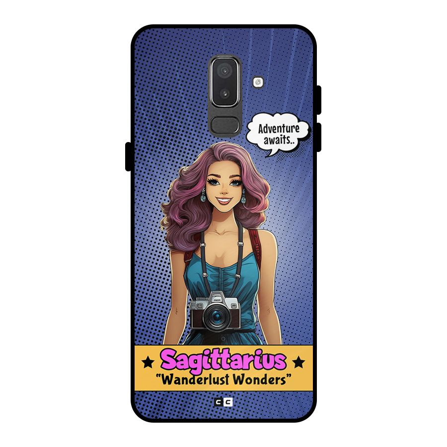 Wonderful Sagittarius Metal Back Case for Galaxy On8 (2018)