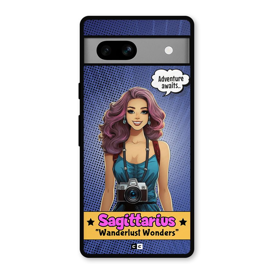 Wonderful Sagittarius Metal Back Case for Google Pixel 7a