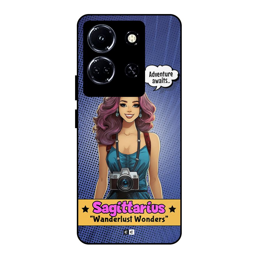 Wonderful Sagittarius Metal Back Case for Infinix Note 30 5G