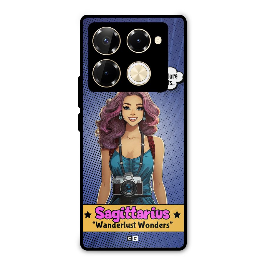 Wonderful Sagittarius Metal Back Case for Infinix Note 40 Pro
