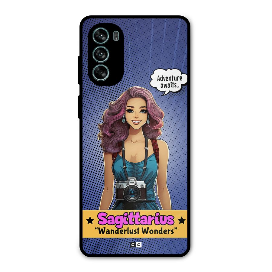 Wonderful Sagittarius Metal Back Case for Moto G62