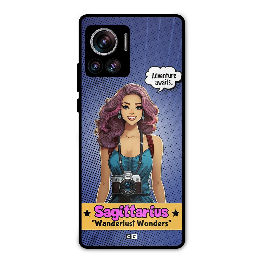 Wonderful Sagittarius Metal Back Case for Motorola Edge 30 Ultra